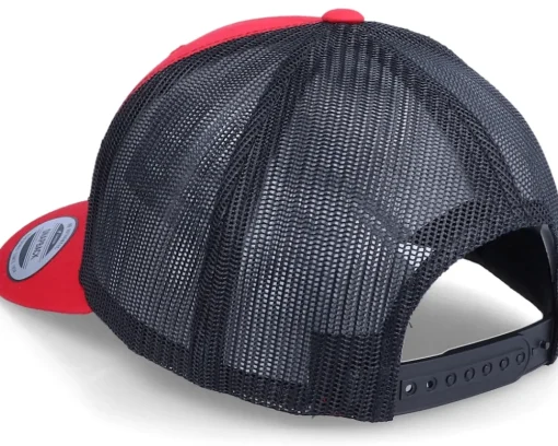 Logo 3D Classic 2-Tone Red/Black Trucker - Padelville