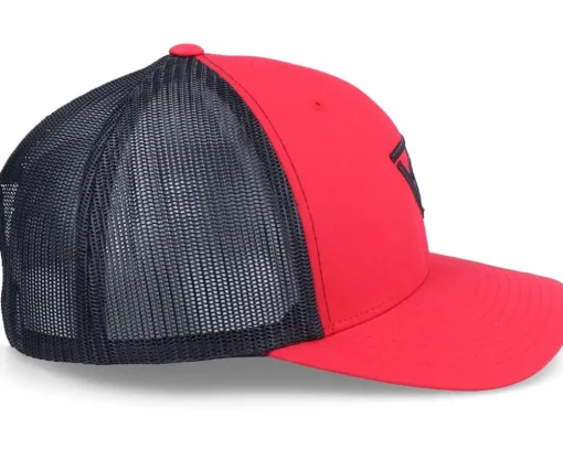 Logo 3D Classic 2-Tone Red/Black Trucker - Padelville