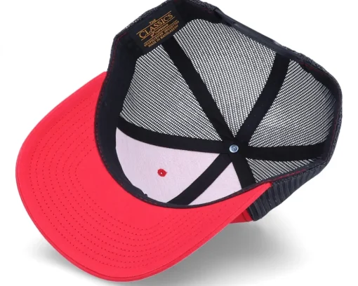 Logo 3D Classic 2-Tone Red/Black Trucker - Padelville
