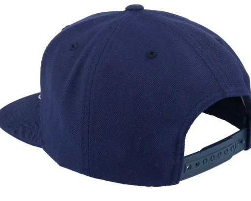 Logo Navy/White Snapback - Bearded Man