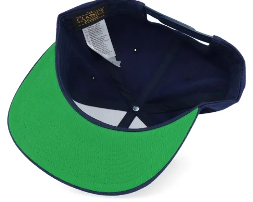 Logo Navy/White Snapback - Bearded Man