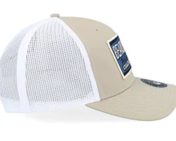 Logo Off White/Blue Khaki/White Trucker - Bearded Man