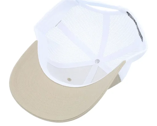 Logo Off White/Blue Khaki/White Trucker - Bearded Man