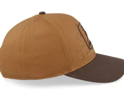 Logo Silhouette Embroidered Ball Brown Adjustable - John Deere