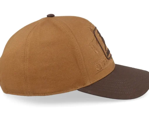 Logo Silhouette Embroidered Ball Brown Adjustable - John Deere