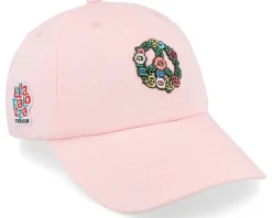 Lollapalooza Stockholm Flower Power Pastel Pink Dad Cap - Hatstore