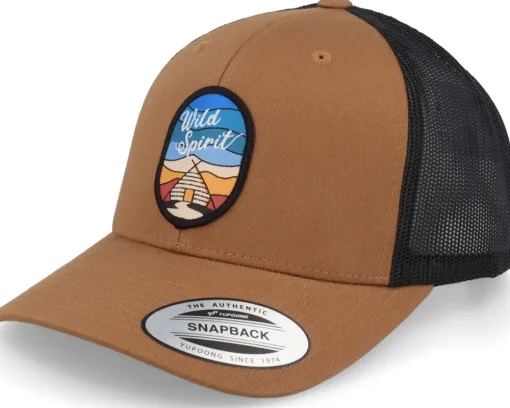 Lonely Hut Wilderness Caramel/Black Trucker - Wild Spirit