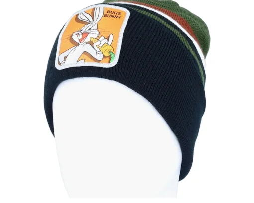 Looney Tunes Bugs Bunny Black/Green/White/Brown Cuff - Capslab