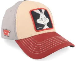 Looney Tunes Bugs Bunny Beige/Red/Grey Adjustable - Capslab