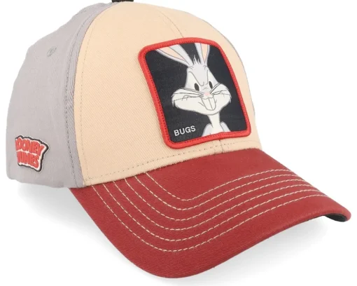 Looney Tunes Bugs Bunny Beige/Red/Grey Adjustable - Capslab