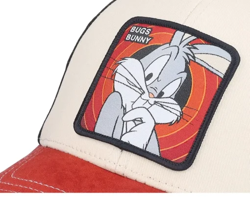 Looney Tunes Bugs Bunny Black/Beige/Red Adjustable - Capslab