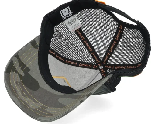 Looney Tunes Bugs Bunny Black/Camoflauge A-Frame Trucker - Capslab