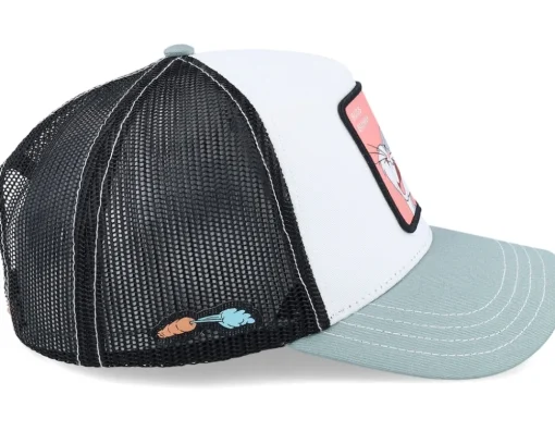 Looney Tunes Bugs Bunny Black/White/Light Blue Trucker - Capslab