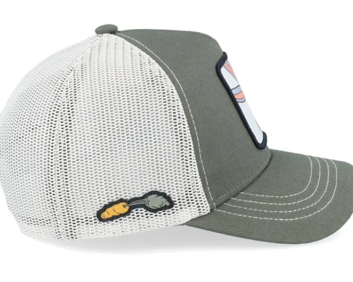 Looney Tunes Bugs Bunny Olive/White Trucker - Capslab