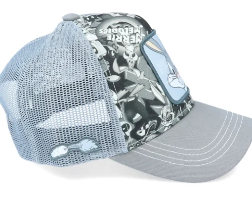 Looney Tunes Bugs Bunny Print/Grey Trucker - Capslab