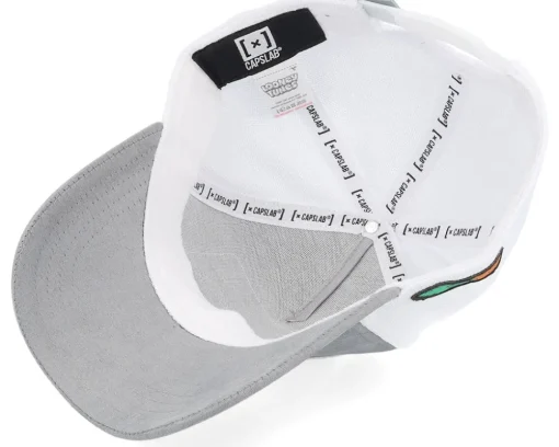 Looney Tunes Bugs Bunny White/Grey Premium A-Frame Trucker - Capslab