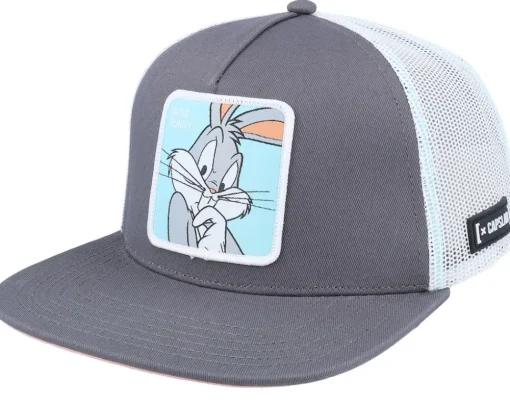 Looney Tunes Bugs Bunny White/Grey Trucker - Capslab