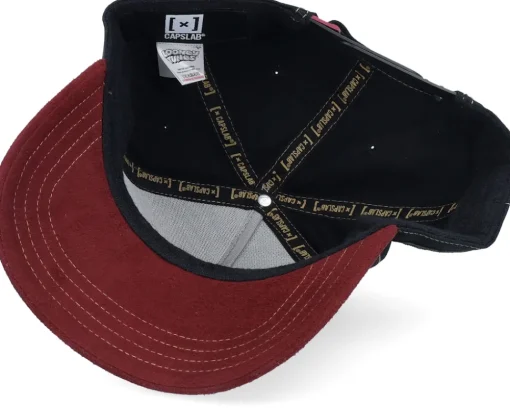 Looney Tunes Coyote & Road Runned Black/Navy/Burgundy A-Frame Trucker - Capslab