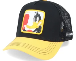 Looney Tunes Daffy Duck Black/Yellow Trucker - Capslab