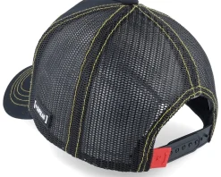 Looney Tunes Daffy Duck Black And Yellow Trucker - Capslab