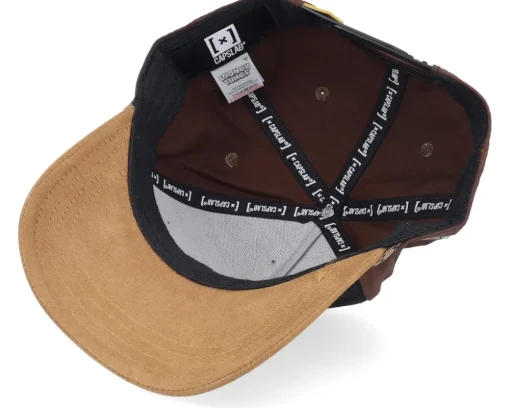 Looney Tunes Daffy Duck Premium Brown/Black A-Frame Trucker - Capslab