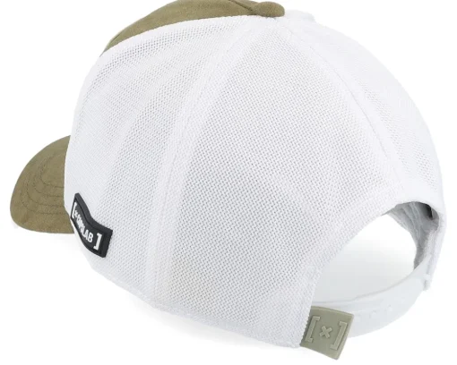 Looney Tunes Daffy Duck White/Dark Green Premium A-Frame Trucker - Capslab