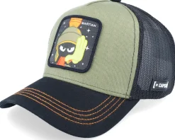 Looney Tunes Marvin the Martian Green/Black Trucker - Capslab