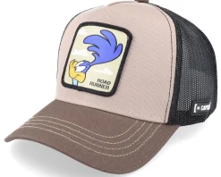 Looney Tunes Road Runner Beige/Dark Beige/Black Trucker - Capslab