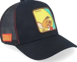 Looney Tunes Speedy Gon Black Trucker - Capslab