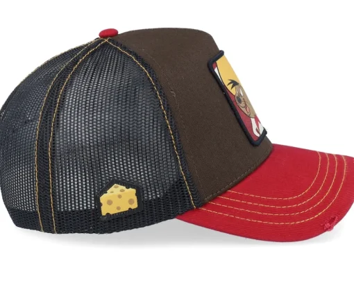 Looney Tunes Speedy Gonzales Black/Dark Green/Red A-Frame Trucker - Capslab