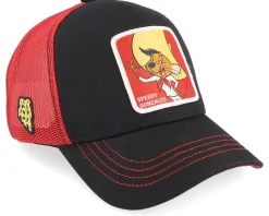 Looney Tunes Speedy Gonzales Black/Red Trucker - Capslab