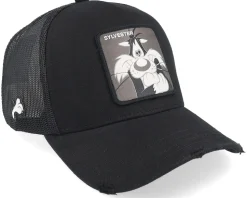 Looney Tunes Sylvester Black A-Frame Trucker - Capslab