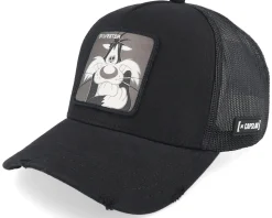 Looney Tunes Sylvester Black A-Frame Trucker - Capslab