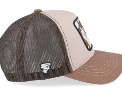 Looney Tunes Tasmanian Devil Beige/Brown/Brown Trucker - Capslab