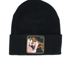 Looney Tunes Taz Beanie Black Cuff - Capslab