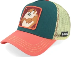 Looney Tunes Taz Beige/Blue/Pink A-Frame Trucker - Capslab