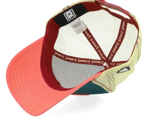 Looney Tunes Taz Beige/Blue/Pink A-Frame Trucker - Capslab