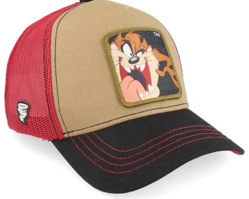 Looney Tunes Taz Yellow/Black/Red Trucker - Capslab