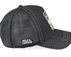Looney Tunes Wile E Coyote Black Trucker - Capslab
