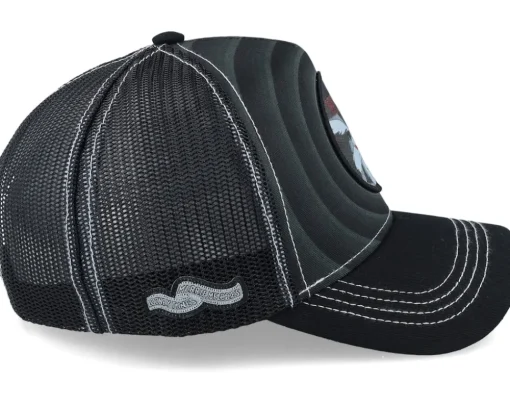 Looney Tunes Wile E Coyote Print/Black Trucker - Capslab