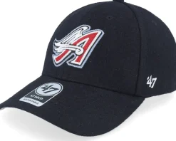 Los Angeles Angels Chain Stitch Snap Mvp Black Adjustable - 47 Brand