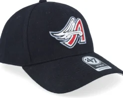 Los Angeles Angels Chain Stitch Snap Mvp Black Adjustable - 47 Brand