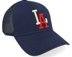 Los Angeles Angels Milb Archive Valin Navy Trucker - American Needle