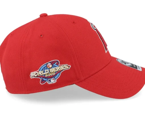 Los Angeles Angels World Series Sure Shot Mvp Red Adjustable - 47 Brand