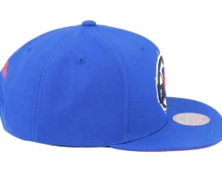 Los Angeles Clippers Embroidery Glitch Blue Snapback - Mitchell & Ness