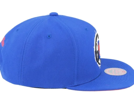 Los Angeles Clippers Embroidery Glitch Blue Snapback - Mitchell & Ness