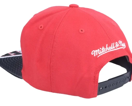 Los Angeles Clippers Slash Century Red/Black Snapback - Mitchell & Ness