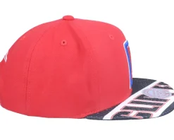 Los Angeles Clippers Slash Century Red/Black Snapback - Mitchell & Ness
