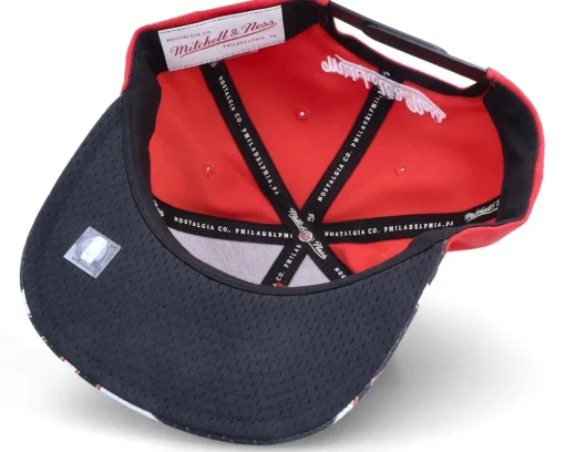 Los Angeles Clippers Slash Century Red/Black Snapback - Mitchell & Ness
