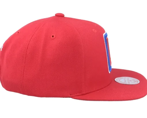 Los Angeles Clippers Team Ground 2.0 Red Snapback - Mitchell & Ness